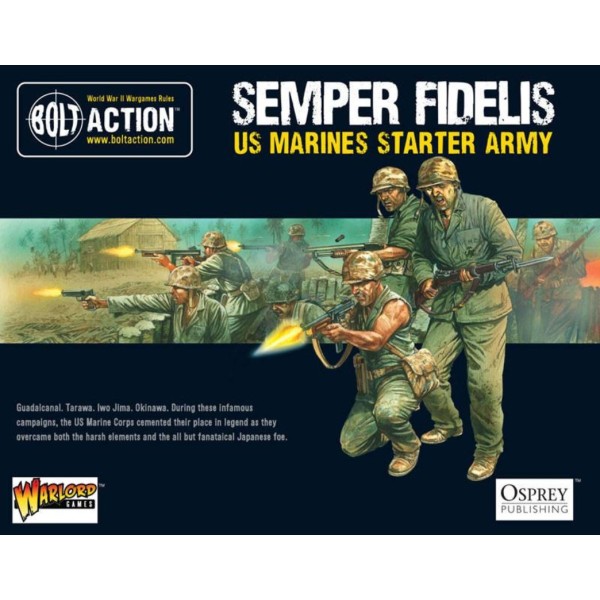 Bolt Action US Marines Starter Army